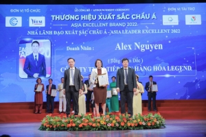 legend cargo logistics duoc cong nhan la top 30 thuong hieu xuat sac chau a 2022