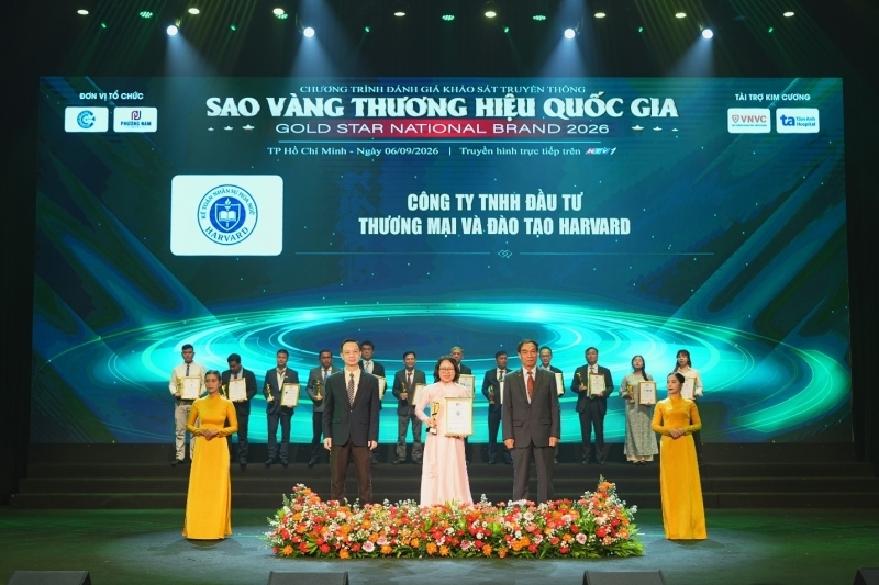 harvard   dau an thuong hieu dao tao thuc hanh voi danh hieu top   sao vang thuong hieu quoc gia