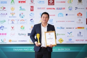 toshiko khang dinh vi the voi danh hieu top 10 sao vang thuong hieu quoc gia