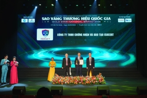 cong ty tnhh chung nhan va dao tao isocert vinh du don nhan danh hieu top sao vang thuong hieu quoc gia 2026
