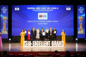 thuong hieu ari syn cua cong ty co phan thien nong nam viet vinh du nhan giai thuong top 30 thuong hieu xuat sac chau a