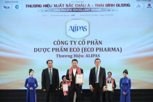 alipas duoc vinh danh top 10 thuong hieu xuat sac chau a   thai binh duong 2024