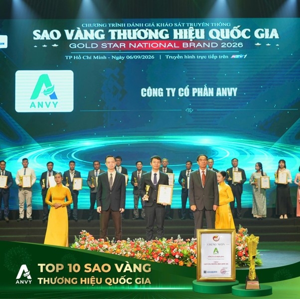 top 10 sao vang thuong hieu quoc gia 2026  dau an hanh trinh anvy nang tam thao duoc viet
