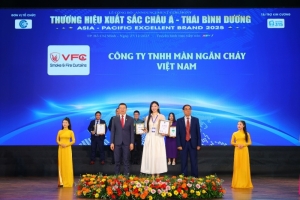 cong ty tnhh man ngan chay viet nam vinh du nhan giai thuong top 10 thuong hieu tieu bieu chau a thai binh duong
