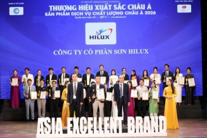 cong ty tnhh son hilux vinh du nhan giai thuong  huy chuong vang san pham son chat luong chau a 2026