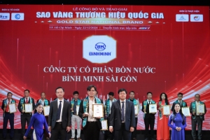 cong ty bon nuoc binh minh sai gon   vinh du nhan giai thuong  top 10 sao vang thuong hieu quoc gia nam 2024