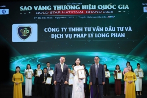 cong ty tnhh tu van dau tu va dich vu phap ly long phan vinh du nhan giai thuong top 10 sao vang thuong hieu quoc gia