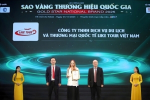 like tour duoc vinh danh top 10 thuong hieu lu hanh tin dung quoc gia 2025