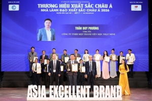 ong tran duy phuong   giam doc cong ty tnhh mot thanh vien moc nhat minh vinh du nhan giai thuong  nha lanh dao xuat sac chau a