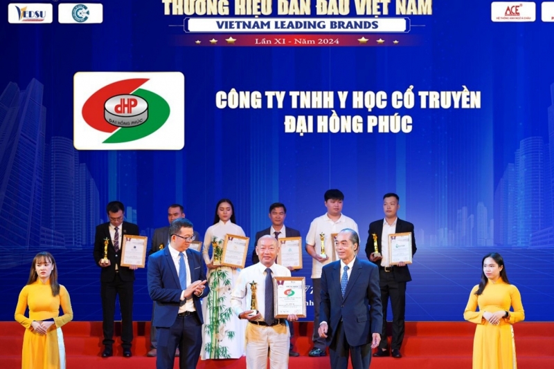 cong ty tnhh y hoc co truyen dai hong phuc vinh du nhan giai thuong top 10 thuong hieu dan dau viet nam 2024