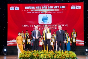cong ty du lich innotour xuat sac dat danh hieu top 100 thuong hieu dan dau viet nam lan thu xii   2025
