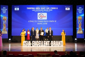 cong ty tnhh phan phoi si song anh vinh du nhan giai thuong top thuong hieu xuat sac chau a