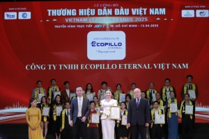 cong ty tnhh ecopillo eternal viet nam vinh du don nhan giai thuong  top 10 thuong hieu dan dau viet nam 2025