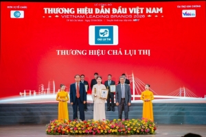 thuong hieu cha lui thi vinh su nhan duoc hanh hieu   top 100   thuong hieu dan dau viet nam