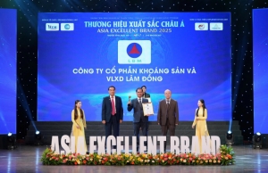 cong ty cp khoang san va vlxd lam dong dat thuong hieu xuat sac chau a