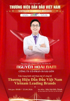 nha khoa 5s se tham du chuong trinh   vietnam leading brands lan thu 13 va vinh du duoc xuong ten trong hang muc  top 10 thuong hieu nha khoa cay ghep implant chuyen sau tai viet nam 2026