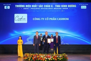 cashion duoc vinh danh top 10 thuong hieu xuat sac chau a   thai binh duong 2025