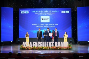 thuong hieu dau nhot kepler   khang dinh vi the voi giai thuong top 10 thuong hieu xuat sac chau a 2025