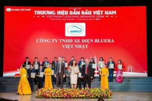 bluera viet nhat chinh thuc duoc vinh danh top 10 thuong hieu dan dau viet nam 2026