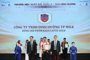 cong ty tnhh dinh duong tp milk vinh du nhan giai thuong thuong hieu xuat sac chau a thai binh duong 2024