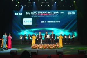 keng services  tu hao duoc vinh danh tai chuong trinh sao vang thuong hieu quoc gia