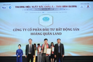 cong ty hoang quan land duoc vinh danh top 10 thuong hieu xuat sac chau a   thai binh duong 2024