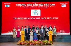 truong mam non the gioi tuoi tho   khang dinh vi the top 10 thuong hieu giao duc mam non dan dau viet nam 2026