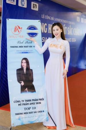 thuong hieu my pham amee skin dat danh hieu thuong hieu xuat sac chau a 2024