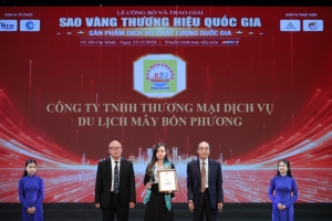 cong ty tnhh thuong mai dich vu du lich may bon phuong vinh du nhan giai thuong cup vang san pham   dich vu chat luong quoc gia 2024