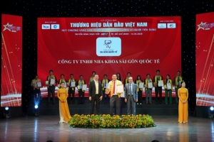 cong ty tnhh nha khoa sai gon quoc te da vinh du nhan duoc danh hieu    huy chuong vang san pham   dich vu chat luong vi nguoi tieu dung 2025