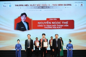 ong  nguyen ngoc the  giam doc cong ty tnhh mtv thuong mai n n t vinh du nhan giai thuong  nha lanh dao xuat sac chau a   thai binh duong 2024