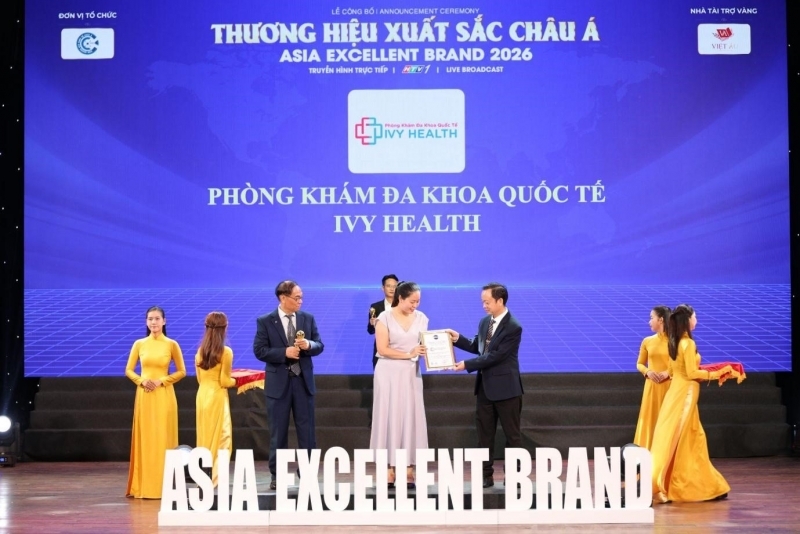 phong kham da khoa quoc te ivy health 3 nam lien tiep duoc vinh danh thuong hieu xuat sac chau a