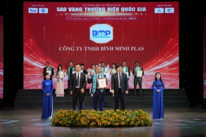 binh minh plas xuat sac lot top 10 sao vang thuong hieu quoc gia