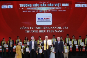 thuong hieu dau nhot plusnano   tu hao vinh danh trong top 10 thuong hieu dan dau viet nam 2025
