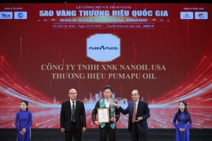 giai thuong top 10 sao vang quoc gia  mot buoc tien cua pumapu oil trong thi truong dau nhot viet