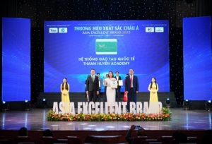 he thong dao tao quoc te thanh huyen academy vinh du dat danh hieu top 10 thuong hieu xuat sac chau a 2025