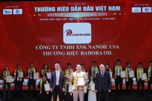 radora oil   khang dinh vi the voi giai thuong   top 10 thuong hieu dan dau viet nam 2025