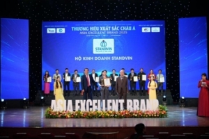 thuong hieu standvin vinh su duoc nhan giai thuong top 100 thuong hieu xuat sac chau a 2025