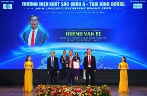ong huynh van be   nha lanh dao xuat sac chau a   thai binh duong 2025   doanh nhan vi cong dong tien phong dua thuong hieu muoi viet vuon tam quoc te