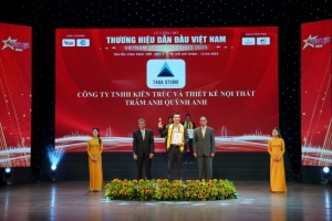 taqa studio   vinh danh dat top 50 thuong hieu dan dau viet nam trong linh vuc thiet ke kien truc va noi that tai viet nam