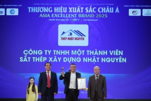 cong ty tnhh mtv sat thep xay dung nhat nguyen vinh du nhan danh hieu top 10   thuong hieu xuat sac chau a 2025