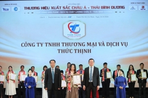 cong ty tnhh thuong mai va dich vu thuc thinh vinh du dat giai thuong cup vang san pham dich vu chat luong chau a   thai binh duong 2024